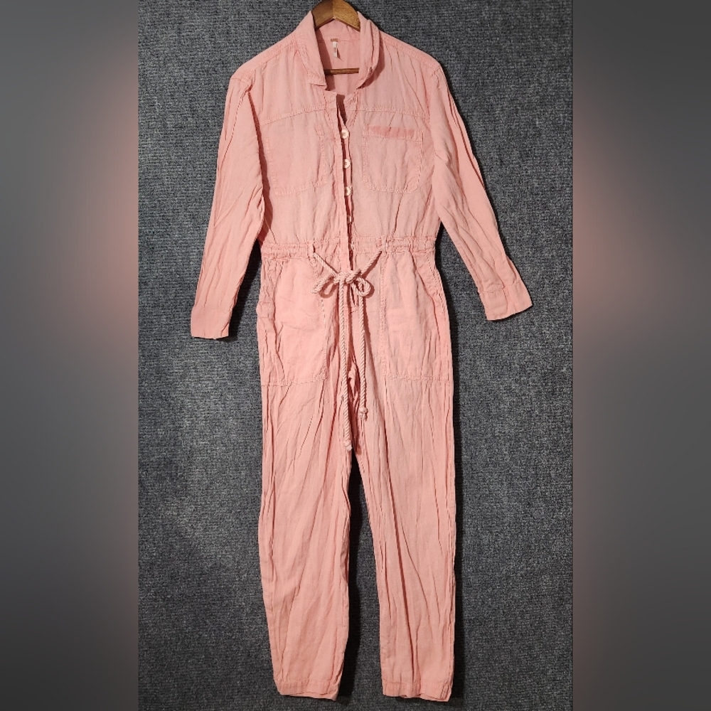 Free People Quinn Coverall Jumpsuit  Size S